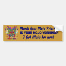 Karneval ist Ihre Mojo Funktion? Ansichtanmerkunge Auto Sticker