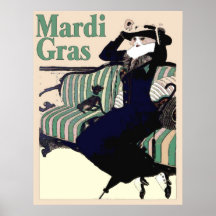 Karneval kleidet oben an poster
