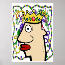 Karneval-Kopf Plakatdruck
