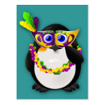 Karneval-Pinguin Postkarten