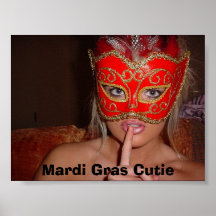 Karneval-Süsse Posterdruck