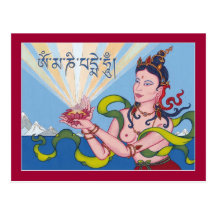 KARTE anbietengöttin (Dakini) Postkarten
