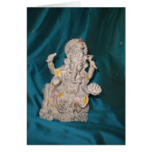 Karte ganesh indische Gott-Elefantstatue