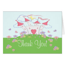 Karte Prinzessin-Castle Thank You Fold