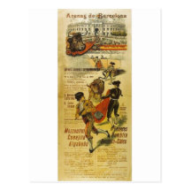 Kartell Toros Barcelona - Stierkampf Matador Postkarten