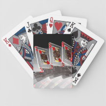 Karten 3D auf Karten Spielkarten