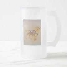 Karussell-Löwe-mattierte Schale Kaffeehaferl