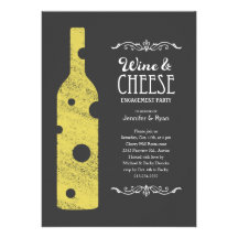 Käse-und Wein-Einladung - abwechselnde Benennung