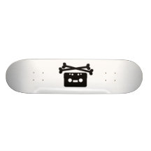 Kassetten-und Kreuz-Knochen-Brett Skateboarddeck