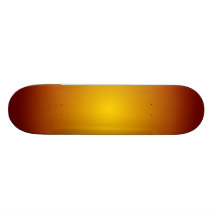 Kastanienbraun u. Goldradialstrahl verblaßt Skateboard Deck