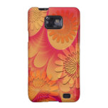 Kasten Blumen-und Blumenblatt-künstlerischer Samsu Samsung Galaxy S2 Hüllen