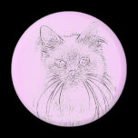 Katze # 2 skizzieren, Magnet magnete