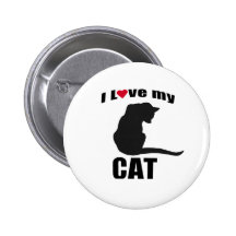 Katze Anstecknadelbuttons