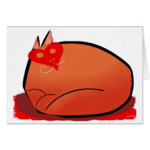 Katze mit Valentinsgrußgesicht Grußkarte
