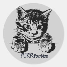 Katzen-Aufkleber Purrfection