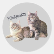 Katzen-Aufkleber PURRSONALITY