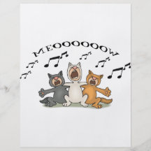 Katzen-Chor Flyers
