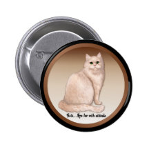 Katzen-Haltung Anstecknadel