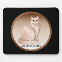 Katzen-Haltung Mousepad