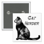 Katzen-Hirte Button