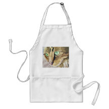 Katzen-Porträt Schürzen