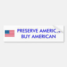 KAUF-AMERIKANER USA, KONSERVEN-AMERIKA - besonders Autosticker