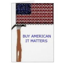 Kaufen Sie Amerikaner.  Er ist von Bedeutung Grußkarten
