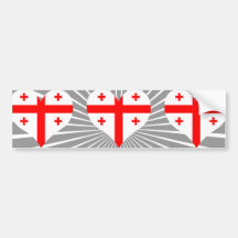 Kaufen Sie Georgia-Flagge Autosticker