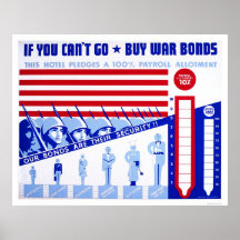 Kaufen Sie Kriegs-Bindungen WWII WPA 1942 Posterdrucke