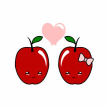 Kawaii Apple Liebe Acrylausschnitt