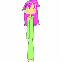 kawaii chibi Mädchen-Fotoskulptur