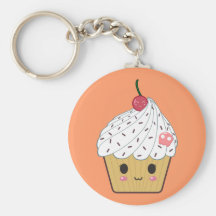 Kawaii kleiner Kuchen mit dem rosa Zuckerschädel u Schlüsselband