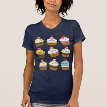 kawaii Kuchenmuster Tshirt