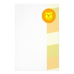 KAWAII LÖWE-SONNENSCHEINsweety-GLÜCKLICHES GESICHT Bedrucktes Papier