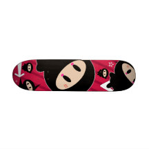 Kawaii Ninja II Plattform Personalisierte Skatedecks