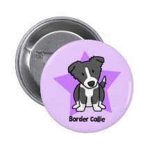Kawaii Stern-Border-Collie Anstecknadel