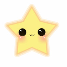 Kawaii Stern-Magnet Acrylausschnitt