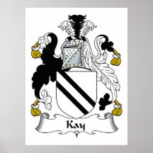 Kay-Familienwappen Plakate