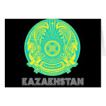 Kazakhstani Emblem Grußkarte
