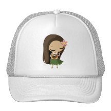 Keilana das Hula Mädchen Truckercap