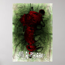 Kein Alphabet-Plakat