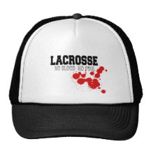 Kein Blut kein regelwidriger Lacrosse-Hut Baseballmütze