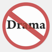 Kein Drama erlaubt! Sticker