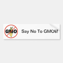 Kein GMO Auto Sticker