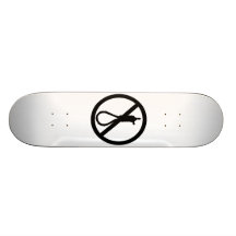 Kein Hauptstadts-Bestrafungs-Zeichen Skateboard Brett