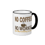 Kein Kaffee kein Workee Marketings-Manager Kaffee Tasse