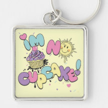 Kein kleiner Kuchen Keychain Schlüsselbänder