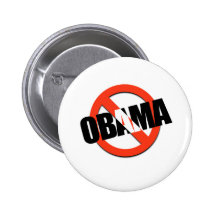 KEIN OBAMA ANSTECKNADELBUTTONS