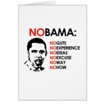 KEIN OBAMA, KEINE WEISE KARTE