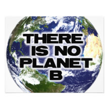 Kein Planet B Individuelle Einladungskarte